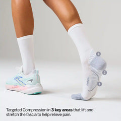 Plantar Fasciitis Relief Sock Light Cushion Mini Crew