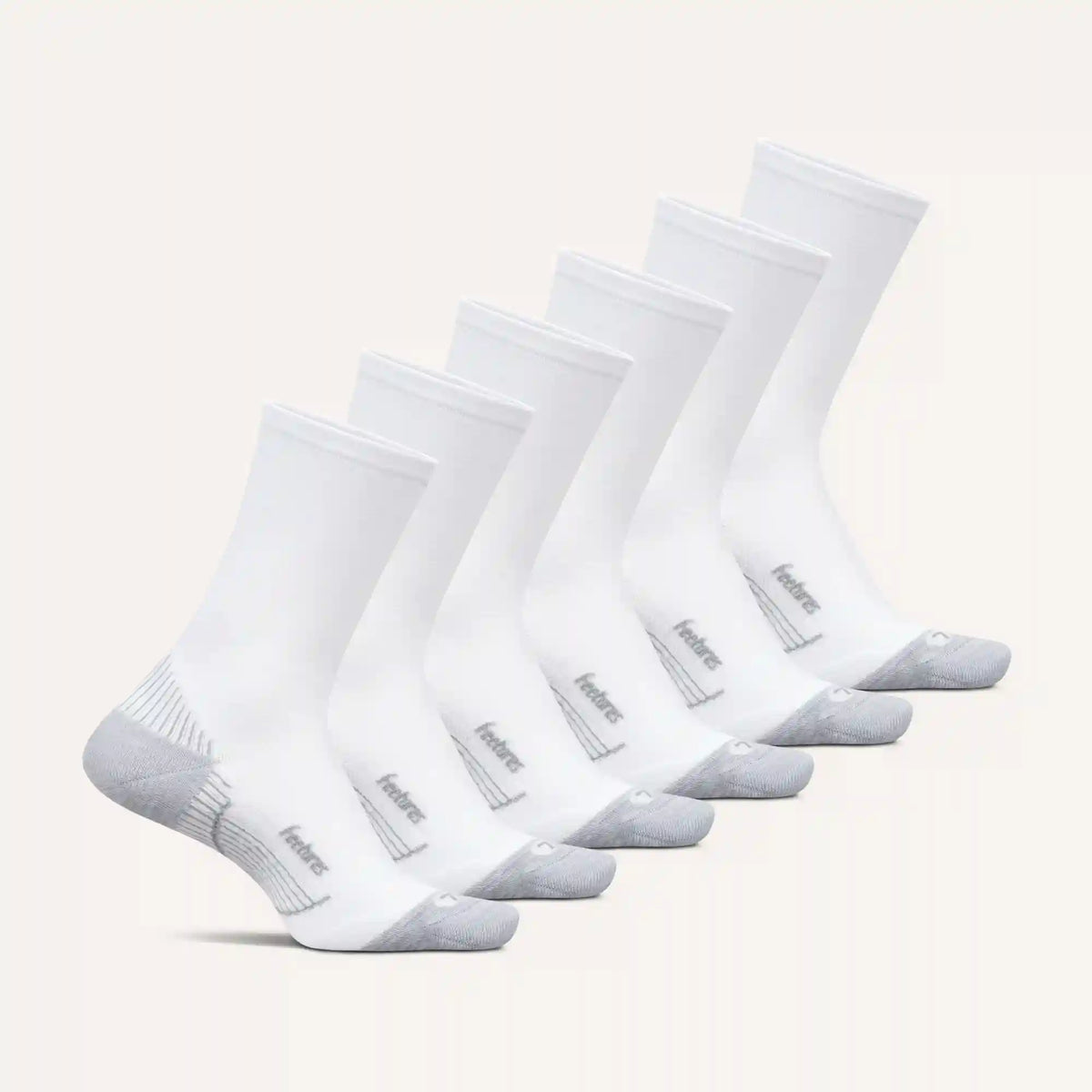 Plantar Fasciitis Relief Sock Light Cushion Mini Crew 6 Pack